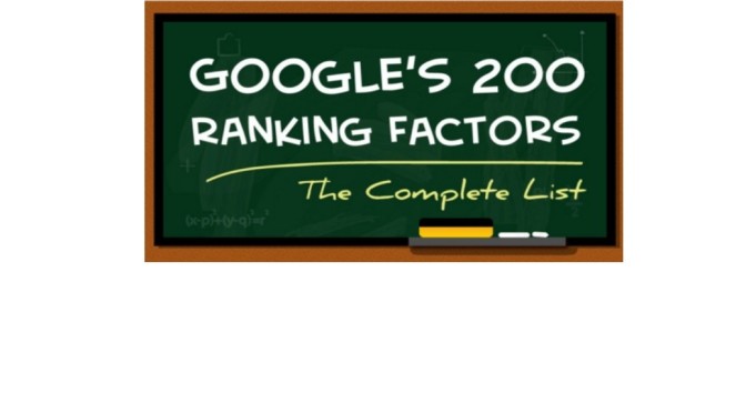 Google’s 200 Search Ranking Factors